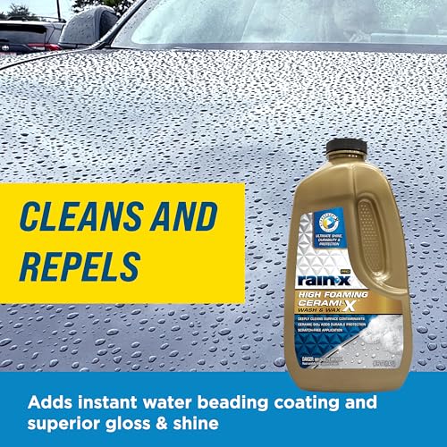 Rain-X 620199 Pro High Foaming Cerami-X Wash and Wax, 48oz - Deep Cleaning and High Foaming Formula to Wash and Protect Your Vehicle with Industry Leading Water Repellent - Image 5