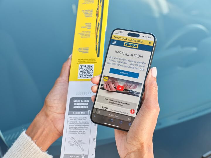 Rain-X 820146 WeatherBeater Wiper Blades, 24" and 20" Windshield Wipers (Pack of 2), Automotive Replacement Windshield Wiper Blades That Meet Or Exceed OEM Quality And Durability Standards - Image 6