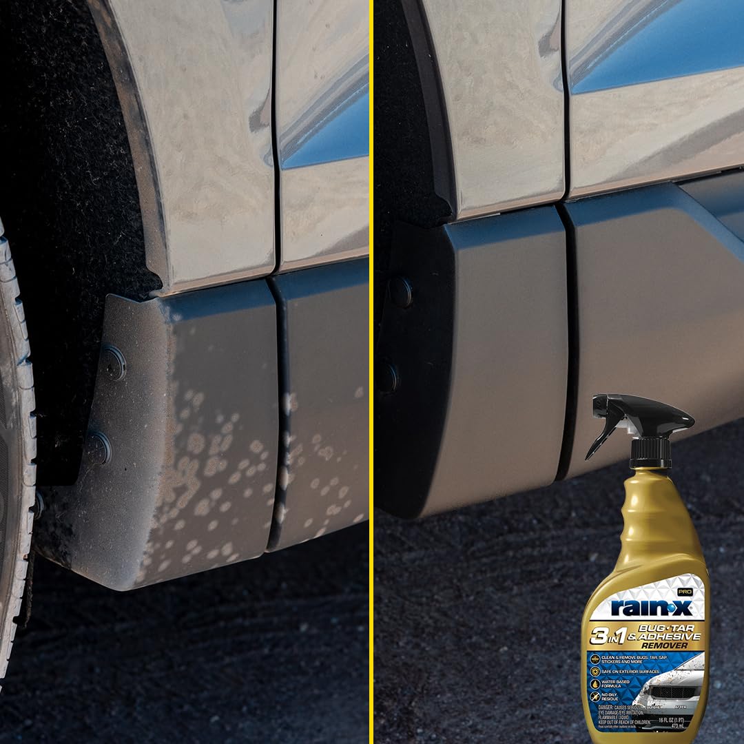 Rain-X Pro 620213 3-in-1 Bug, Tar and Adhesive Remover, 16oz - Premium Bug, Tar and Adhesive Remover to Help Clean and Remove Sticky Contaminants - Image 4